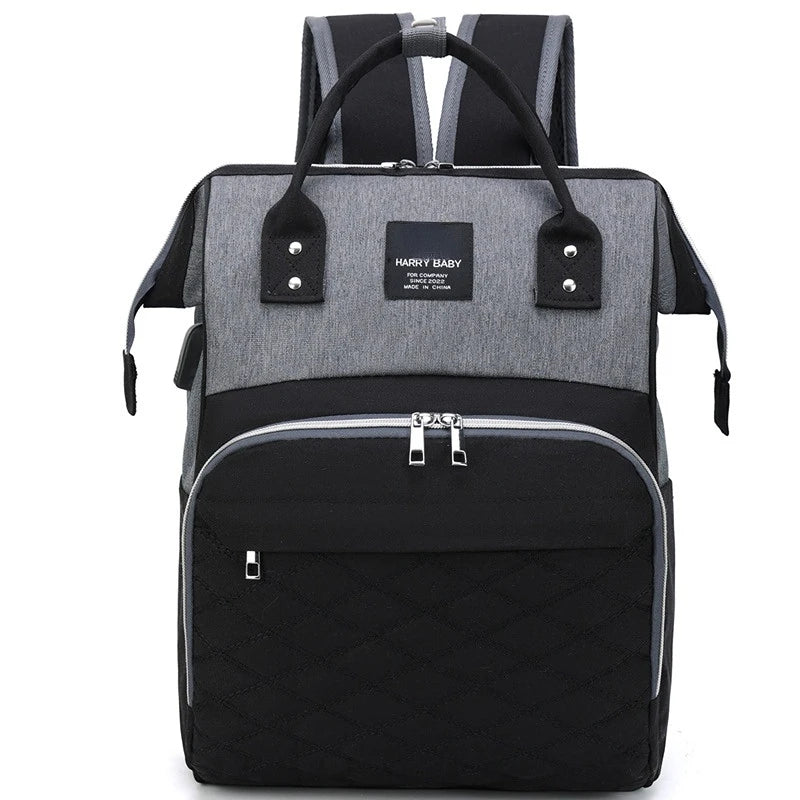 Sac à Langer Bébé Imperméable – Léger, Grande Capacité, Port USB – Sac à Dos Organiseur pour Maman & PoussetteFor Stroller Baby Diapers Bags Backpack