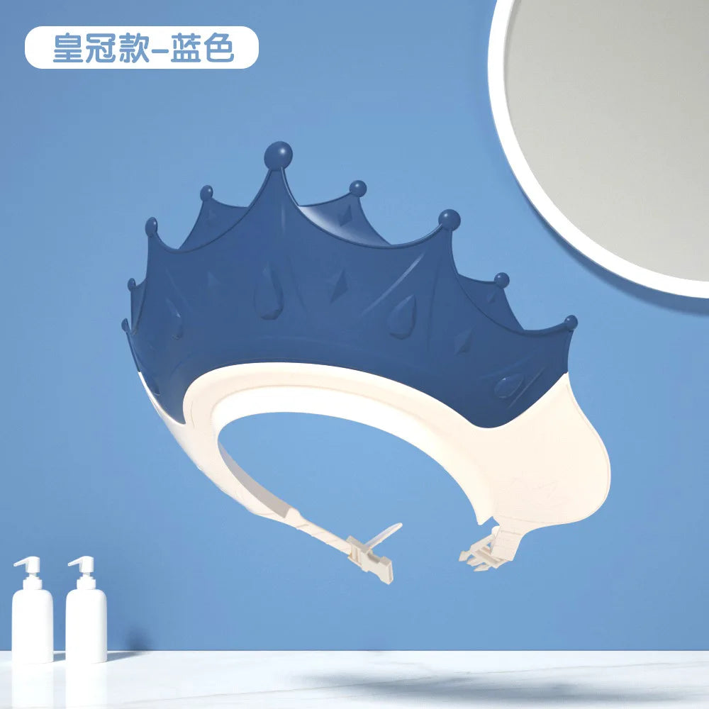 Casquette de bain bébé en silicone – Protection des yeux et oreilles