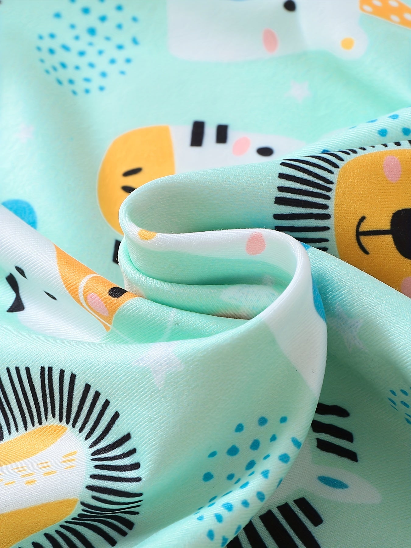 Ensemble été garçon – T-shirt imprimé animal intégral + short assorti
