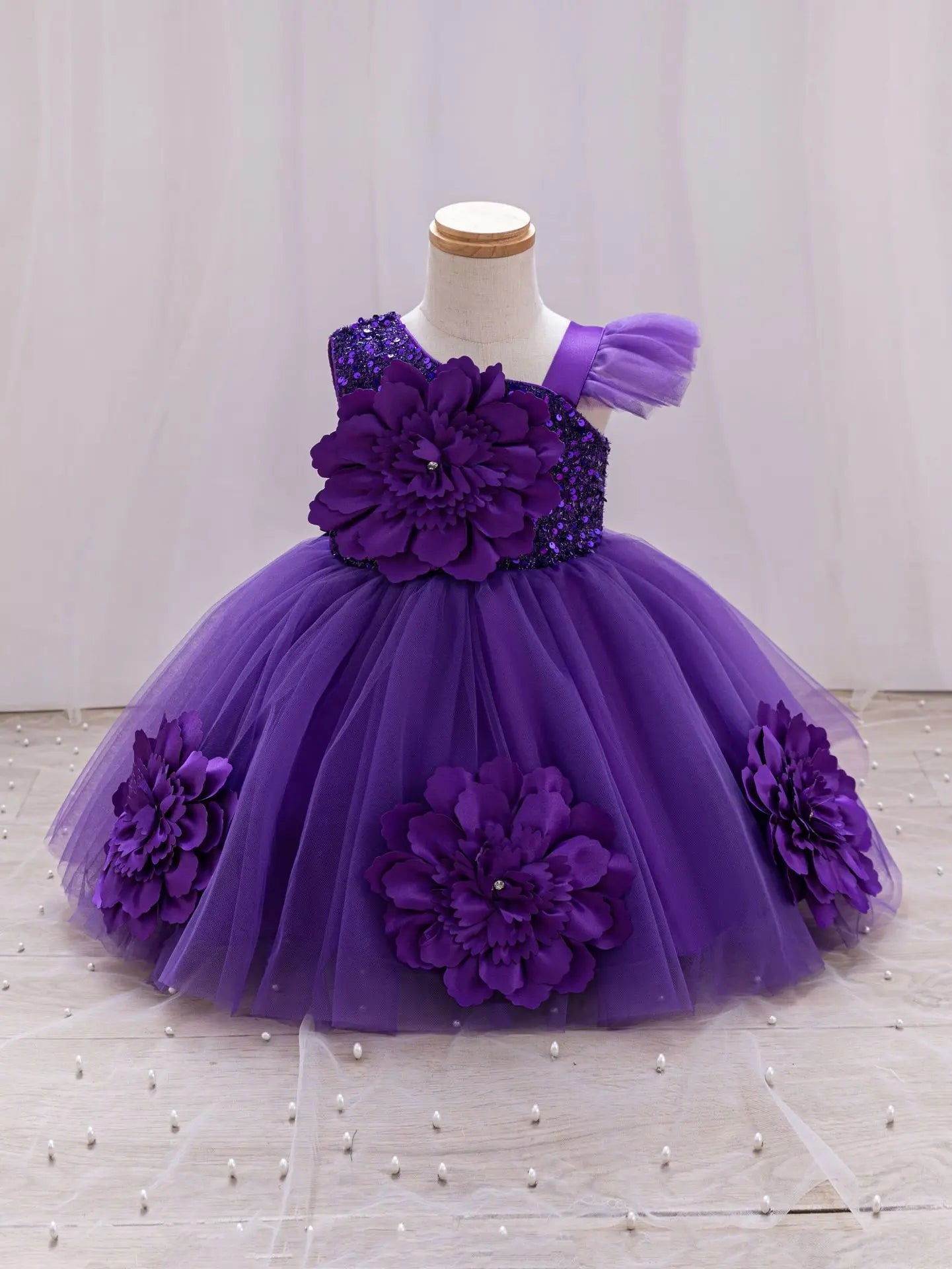 Robe princesse violet