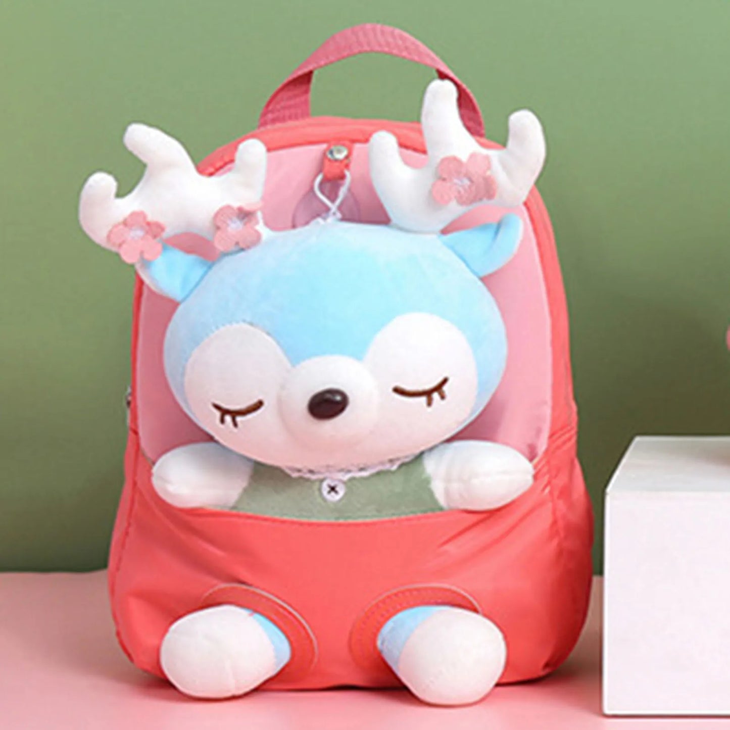 Sac à Dos Mignon pour Tout-Petit – Élan en Peluche