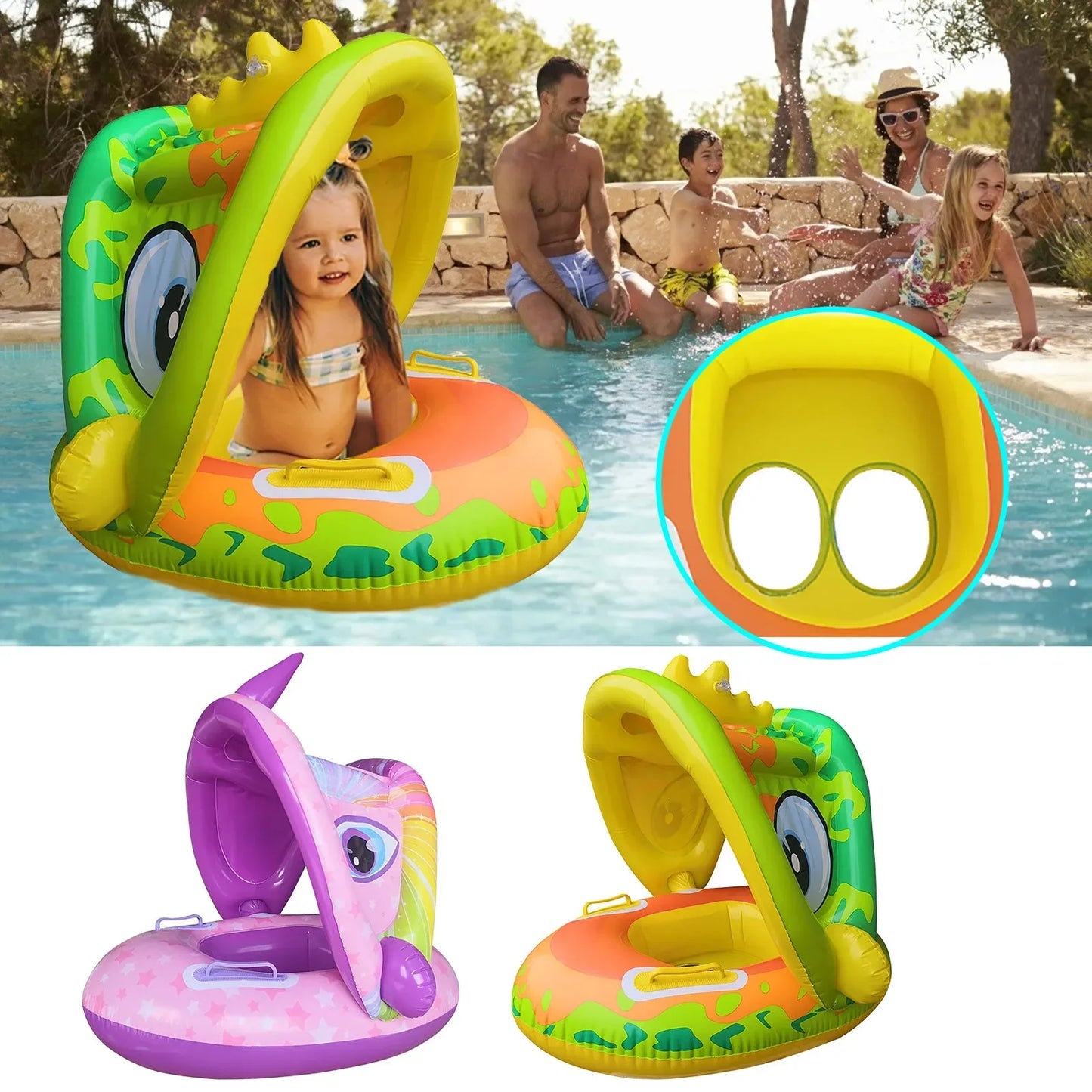 Jouets gonflables pour enfants – Anneau de natation et jeux d’eau pour l’été