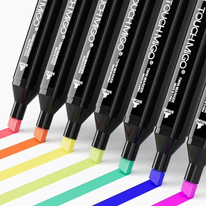 Lot de 80 Marqueurs à Alcool Double Pointe – Feutres de Coloriage Rechargeables pour Dessin, Manga et Fournitures Scolaires