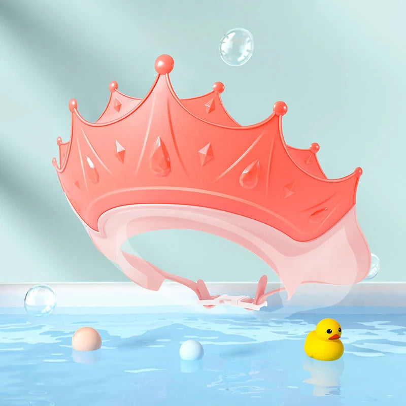 Casquette de bain bébé en silicone – Protection des yeux et oreilles