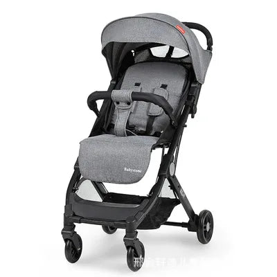 Poussette canne légère pliable à 4 roues pour bébé
