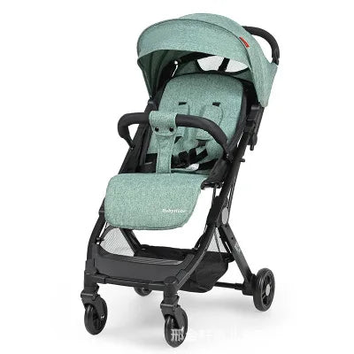 Poussette canne légère pliable à 4 roues pour bébé