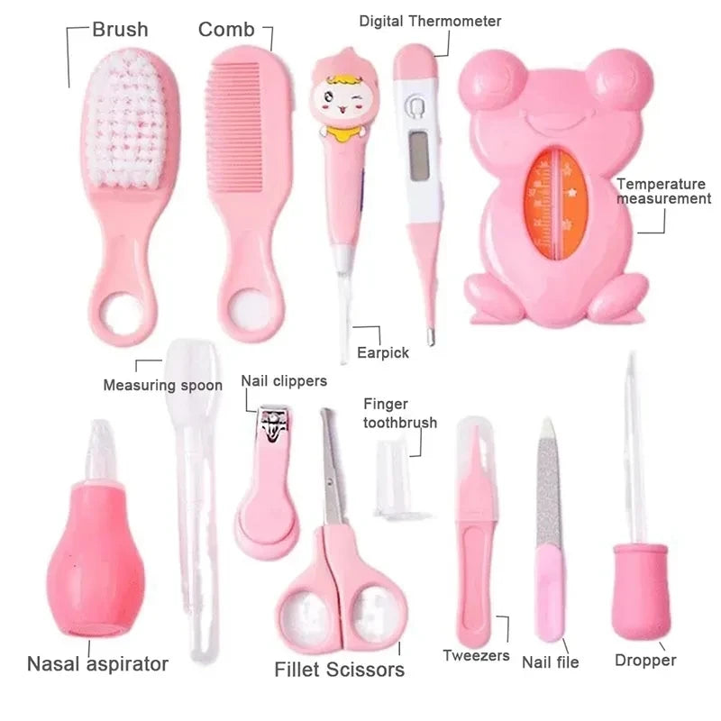 Trousse de soin bébé complète – Kit d’hygiène pour nouveau-né et accessoires de soins