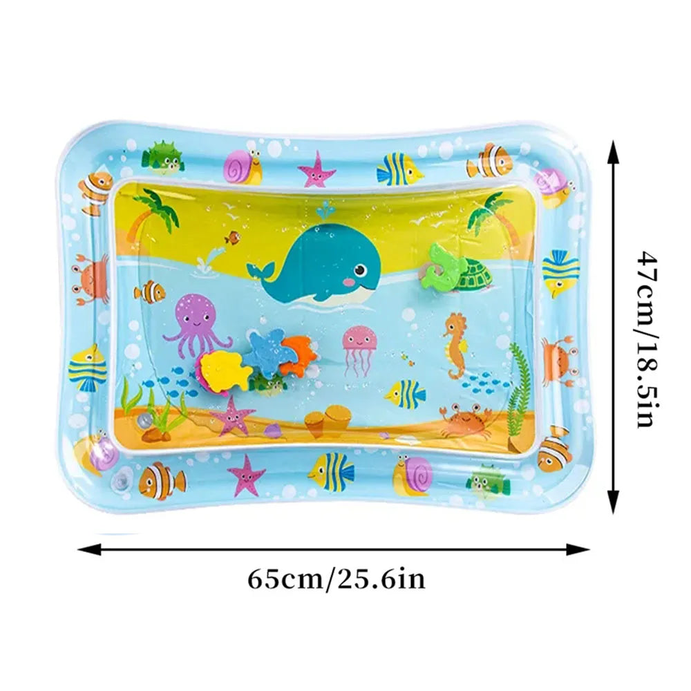 Tapis d’eau gonflable pour bébé – Coussin d’éveil sensoriel pour le ventre
