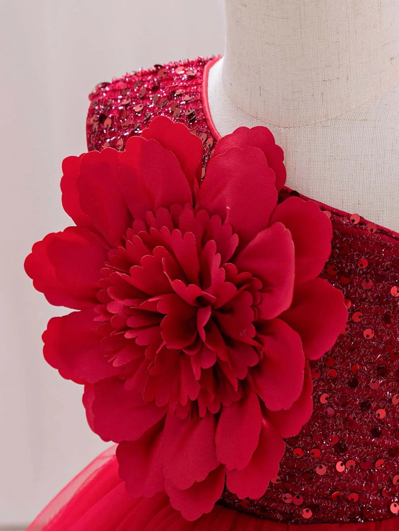 Fleur rouge 3D