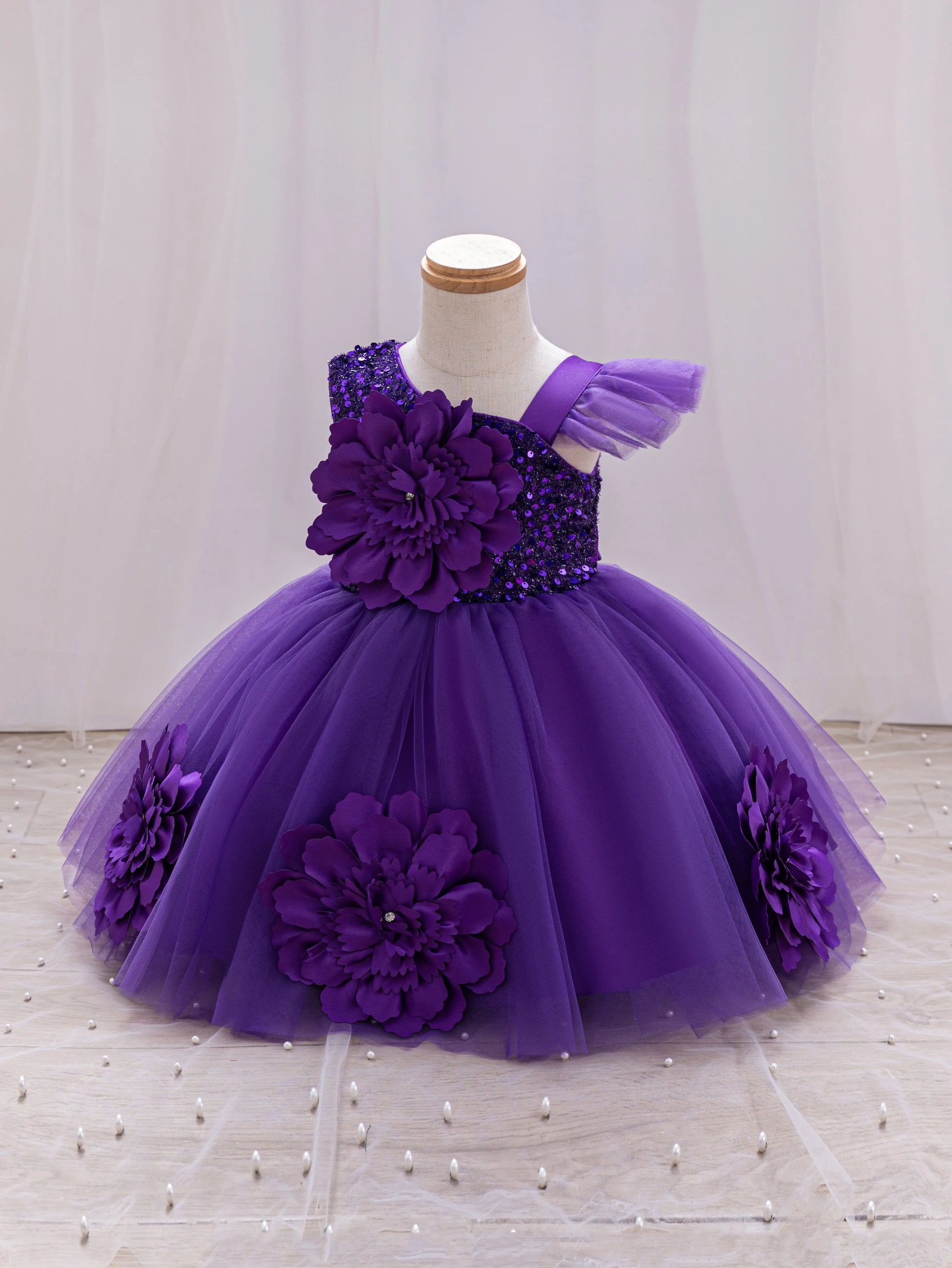 Robe violet 
