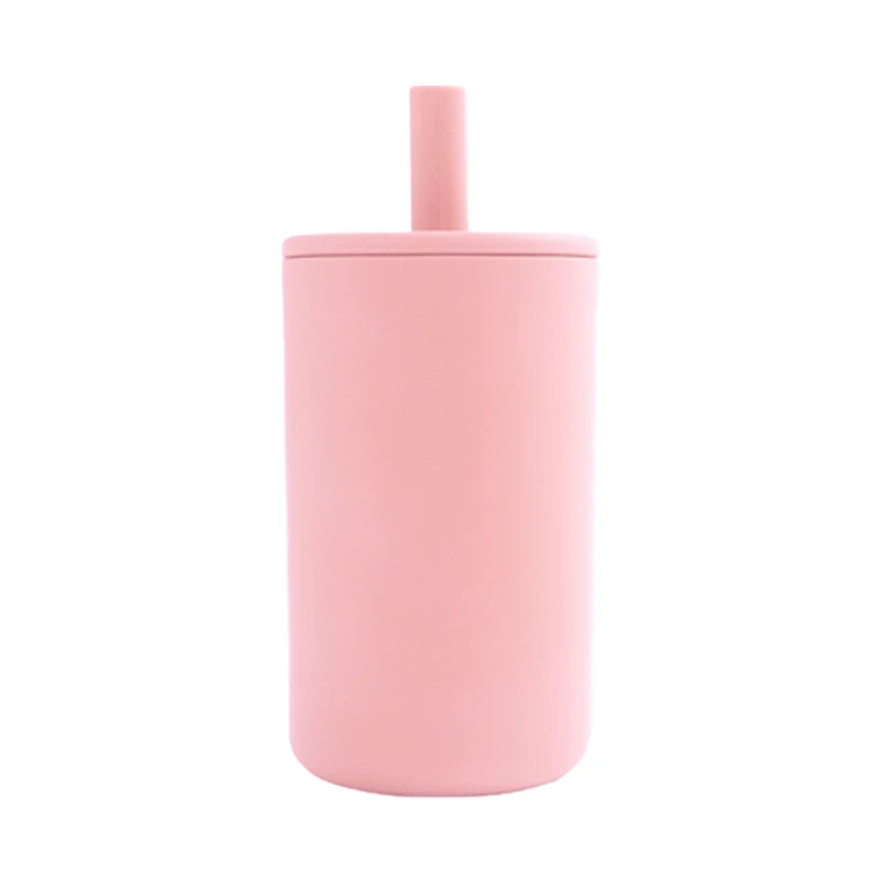 Tasse d’Apprentissage Bébé avec Paille Souple – Gobelet d’Entraînement Sans BPA – Accessoire Repas Enfant