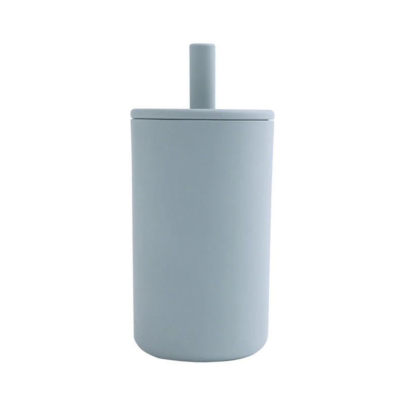 Tasse d’Apprentissage Bébé avec Paille Souple – Gobelet d’Entraînement Sans BPA – Accessoire Repas Enfant