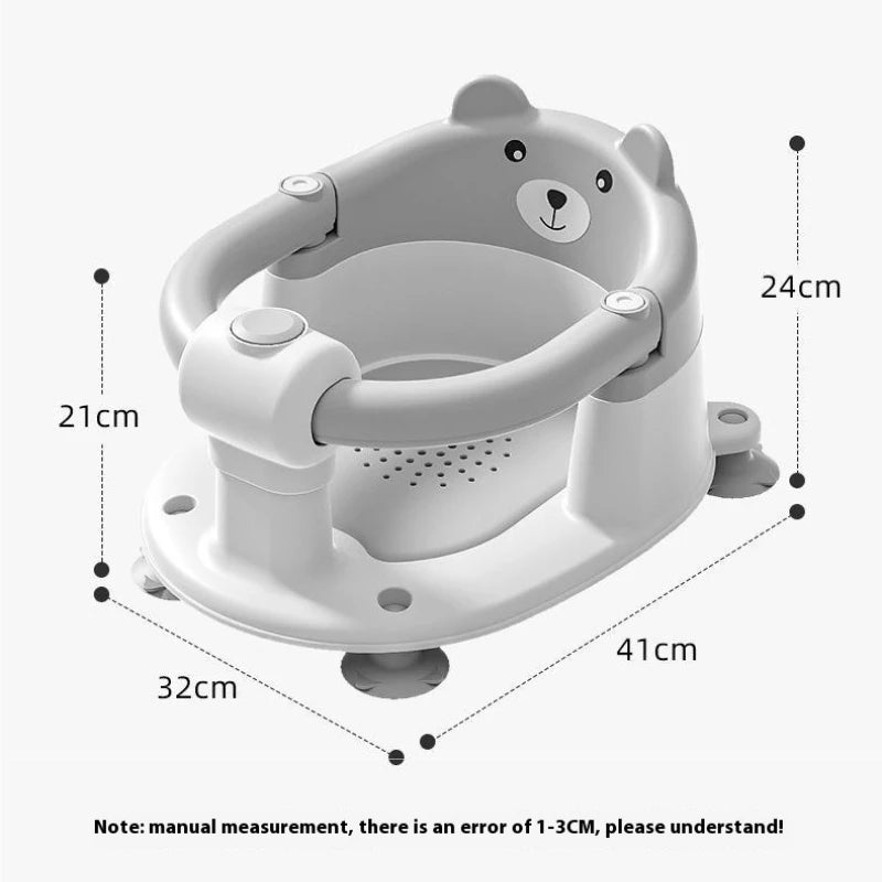 Siège de Bain Antidérapant pour Bébé – Support Allongé Nouveau-né