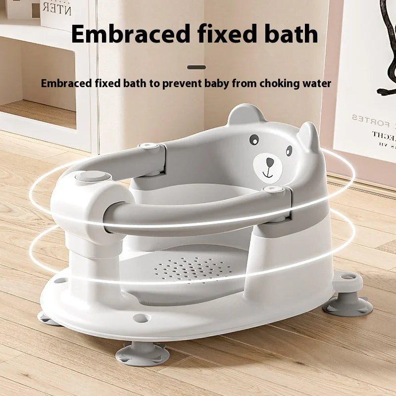 Siège de Bain Antidérapant pour Bébé – Support Allongé Nouveau-né
