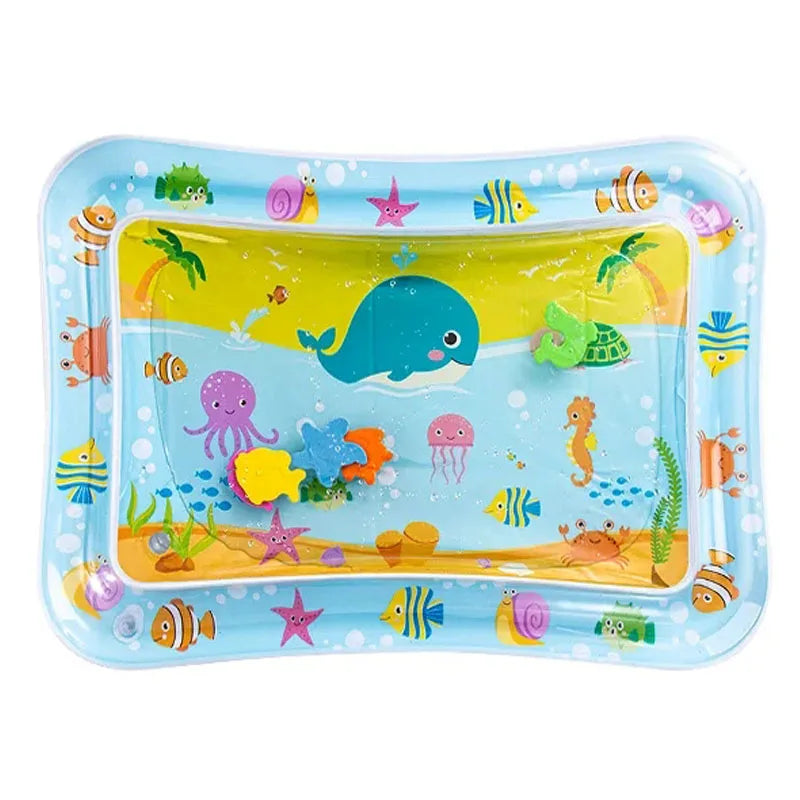 Tapis d’eau gonflable pour bébé – Coussin d’éveil sensoriel pour le ventre