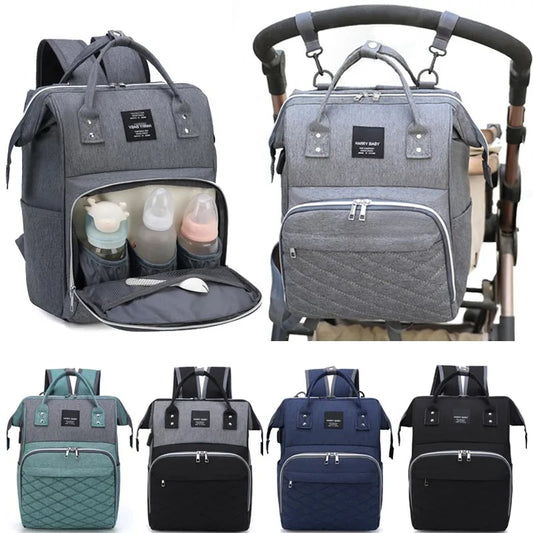 Sac à Langer Bébé Imperméable – Léger, Grande Capacité, Port USB – Sac à Dos Organiseur pour Maman & PoussetteFor Stroller Baby Diapers Bags Backpack