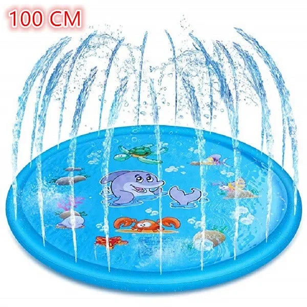 Tapis arroseur gonflable en forme d’animaux marins – Jeu d’eau interactif pour enfants