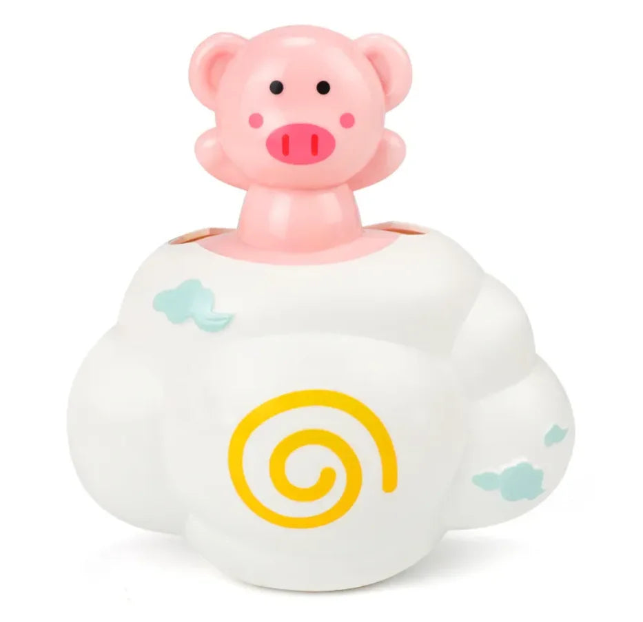 Jouet de bain bébé – Nuage arroseur mignon avec jet d’eau